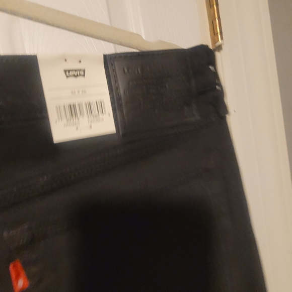 Levi's Black Wedgie Straight Jeans Size 28×26 =size 8 - Picture 8 of 9